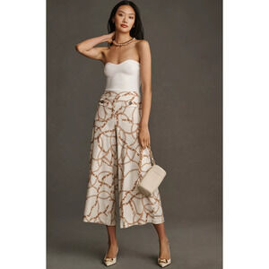 Anthropologie Maeve Printed Palazzo Pants - New Size 12